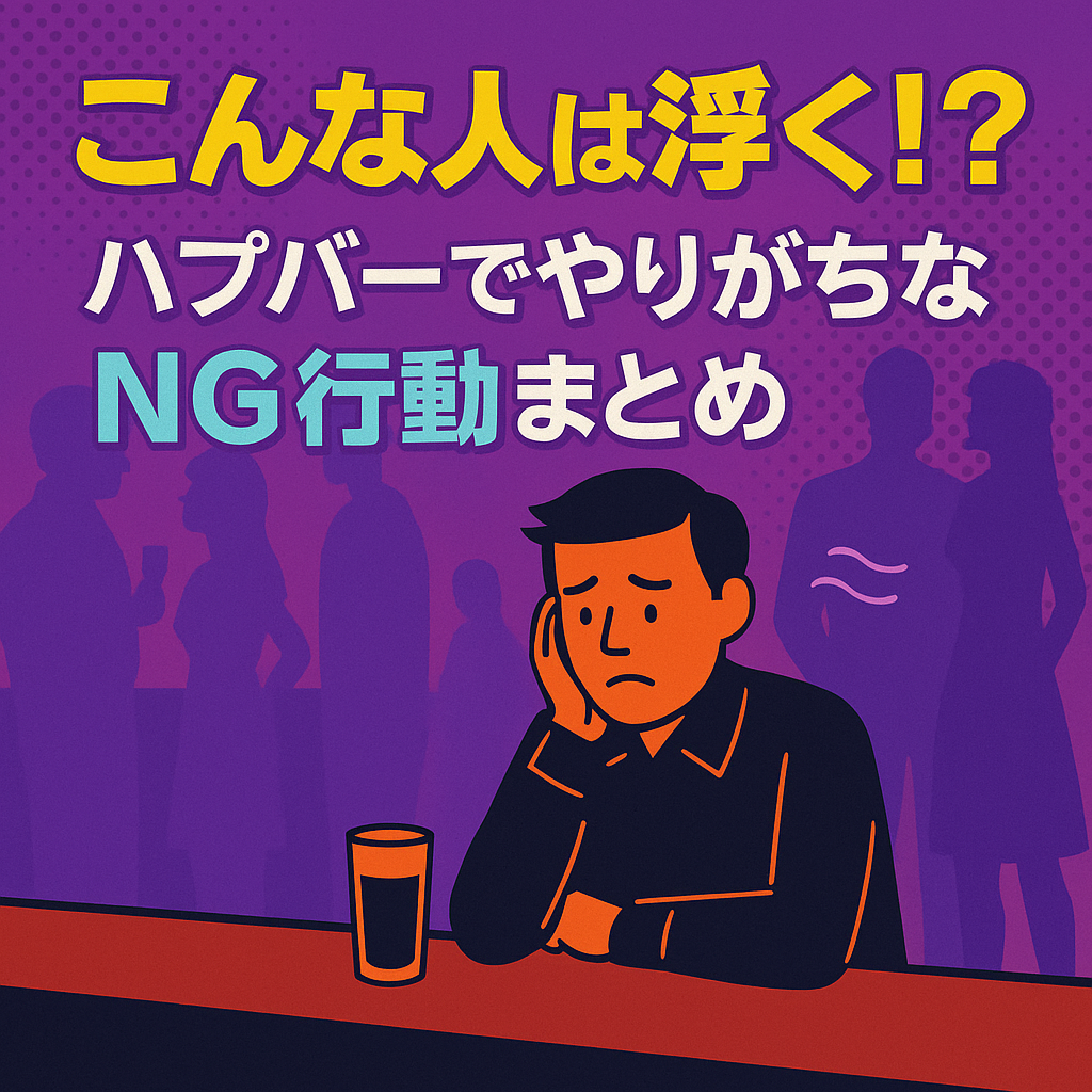 こんな人は浮く!?ハプバーでやりがちなNG行動まとめ 〜大阪・心斎橋REDDRAGONが教える「夜の距離感」の作法〜