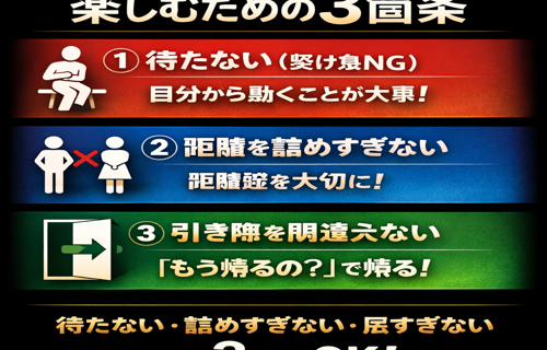 楽しむ為の3箇条