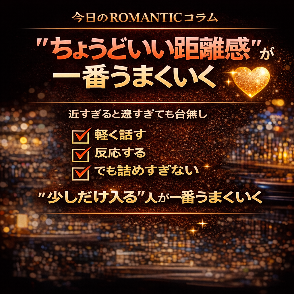 うまくいく距離　　　　